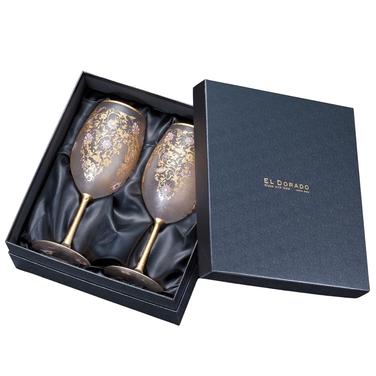 

ADERIA Wine Glasses ARABESQUE WINE PAIR SET 540ml Set of 2 Made in Japan Presentation Box Stylish Red Sake Cup White Champagne Gift Women Day
