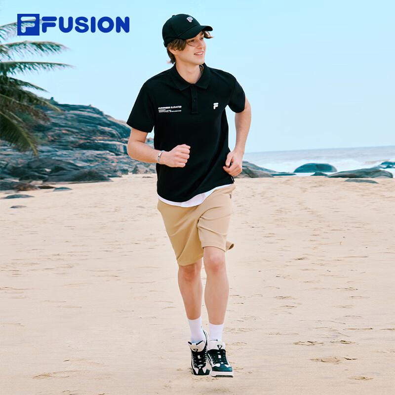 Fila Men's Relaxed Fit Knit Polo Shirt