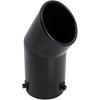 Car Stainless Steel Exhaust Tips Fit 2.75 To 3 Inch Car Exhaust Pipe Modification Tail Throat Tail Pipe Steel Exhaust Tips Finish Tailpipe Black