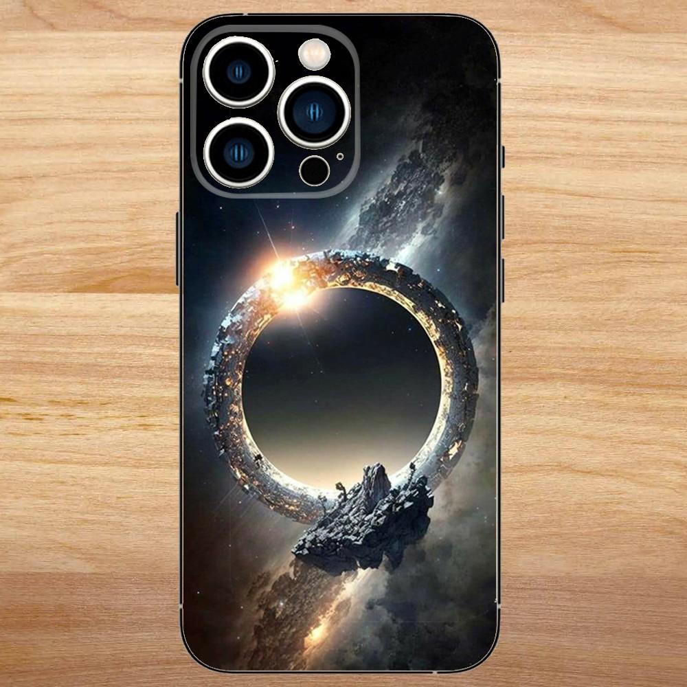 Stargate Atlantis Phone Case For iPhone15,14,13,12,11,Pro,Max,Plus,Mini,X,XS,XR,8,7,6,S,Plus,SE Soft Black Case