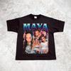 XG T Shirt Fashion Hip Hop Maya Print Tshirt Harajuku Street Hip Hop Retro Tops Unisex Women Loose Summer Cotton Short Sleeve Tee