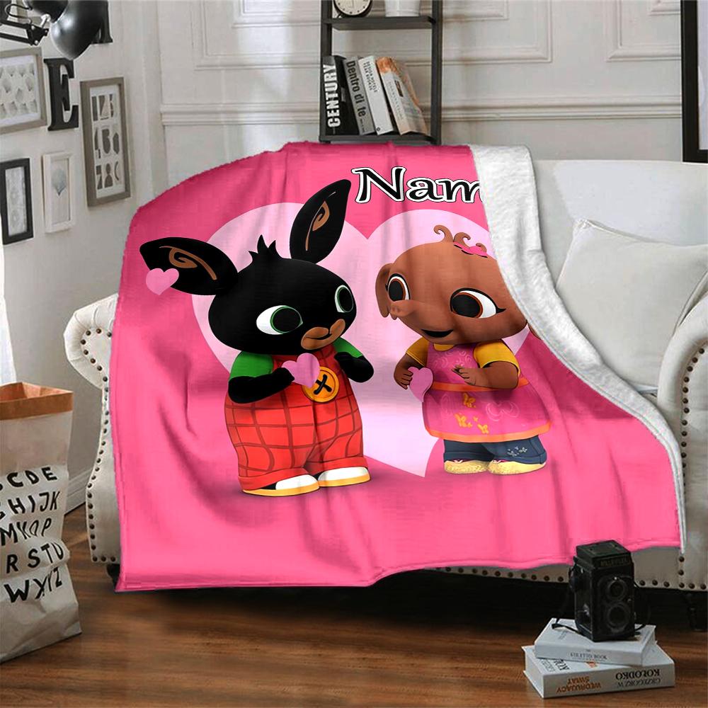 Custom Name Friendship Fun Playroom Party Blanket For Couch Bed Plush Cozy Fuzzy Blanket Super Soft Warm Blankets For Fall And Winter 091611