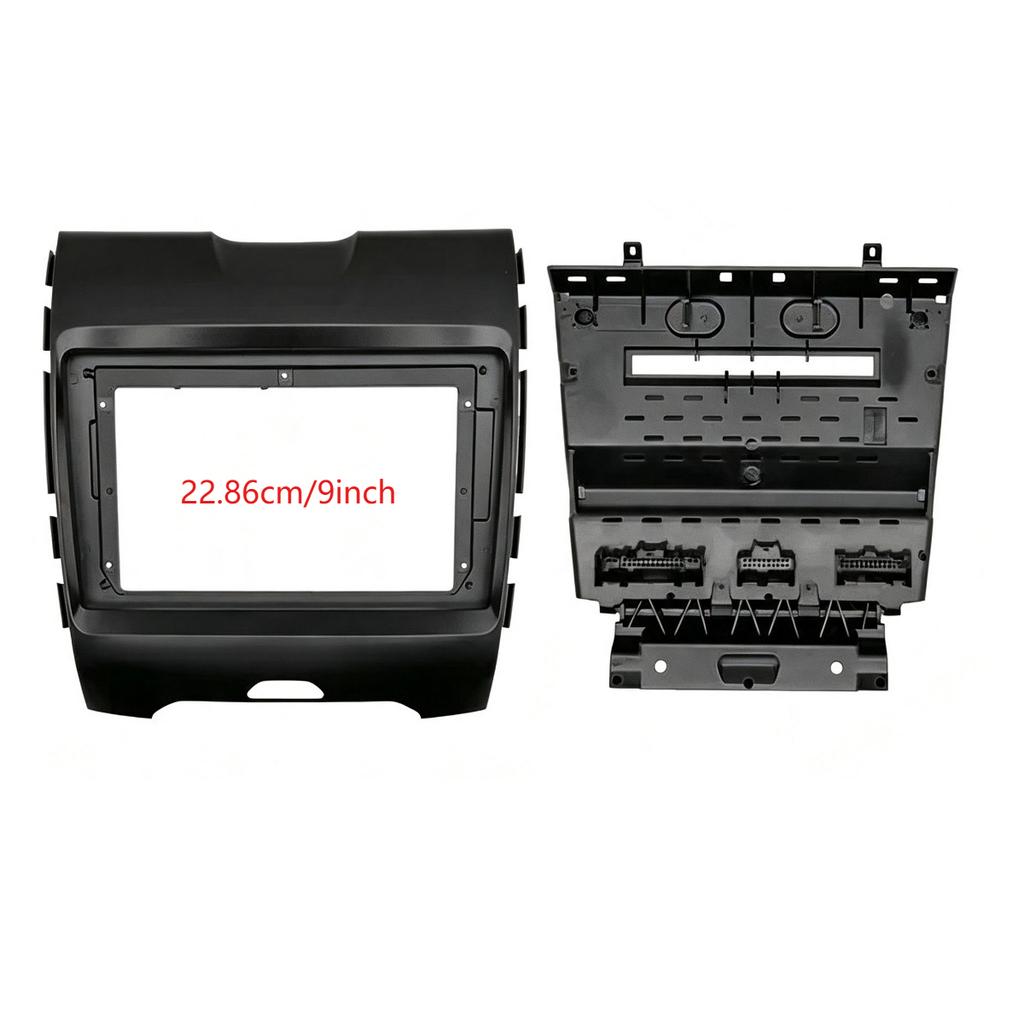 9 Inch Car Frame Fascia Adapter Decoder Dash Fitting Panel Kit for Ford Ranger Edge 2015-2018