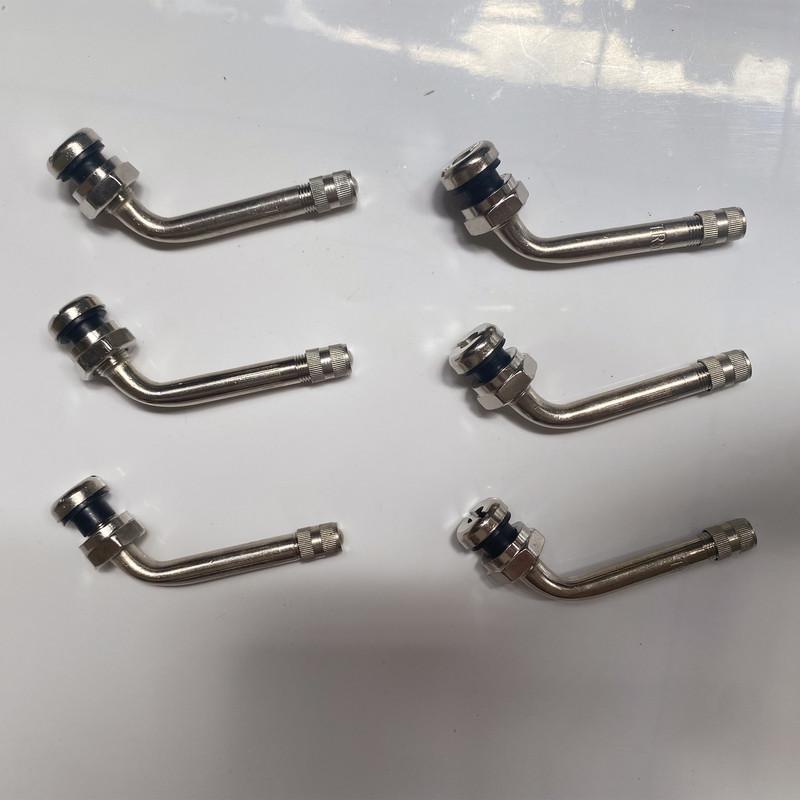 TR554D  Truck Tire Valve Stems 9.7mm Valve Hole 10pcs 60 Degree Valve Stem Compatible with 22.5in 24.5in Aluminum Wheels