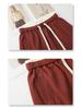 Women's Gray Wide-Leg Slimming Sweatpants - 2025 Spring Collection