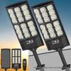 Waterproof Solar Wall Lamp with Remote Control for Outdoor Courtyard and Street Lighting