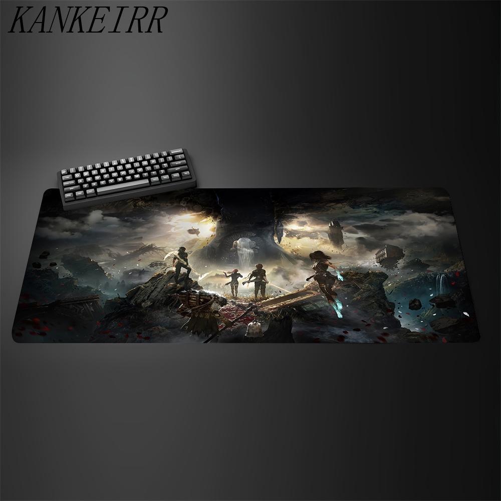 Spiel Clair Obscur Expedition Mauspads HD-Druck Computer-Gamer Verriegelungskante Rutschfestes Mauspads XXL Tastatur PC Schreibtischunterlage
