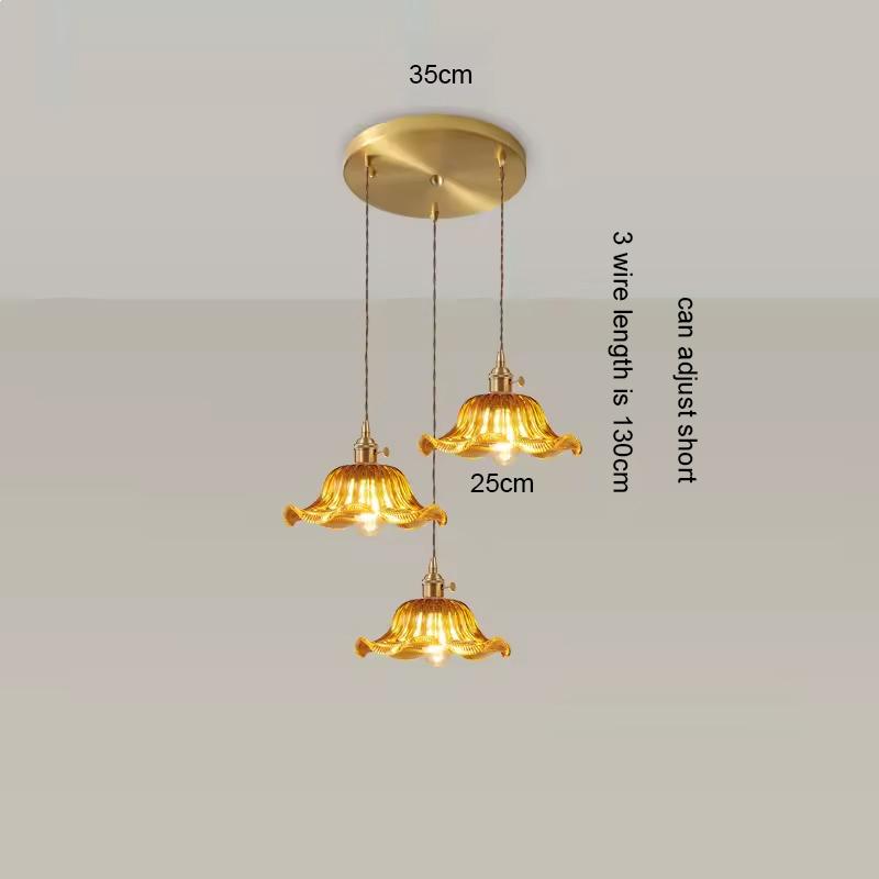 Vintage Creative Glass Metal Pendant Lights Fixture Retro Loft Style Bar Restaurant Kitchen Room Indoor Hanging Lamp Luminaire
