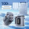 Multi-Functional Clip-On Fan: Waist, Umbrella & Bag Compatible for Outdoor, Construction, Cycling, and Cars.