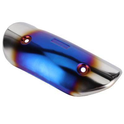Motorcycle Exhaust Pipe Muffler Guard Heat Guard Anti-burn Security Protection with Screws, Gaskets, Buckle,