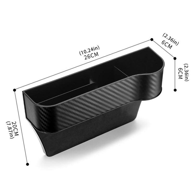 Car Seat Crevice Gaps Storage Box Seat Organizer Gap Slit Filler Holder For Wallet Phone Cigarette Slit Pocket Car Storag Box