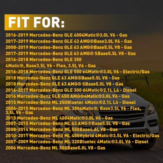 1648200744 Für Mercedes GLE400 43AMG 63AMG 350 550 ML350 Heckwischerarmblatt EA