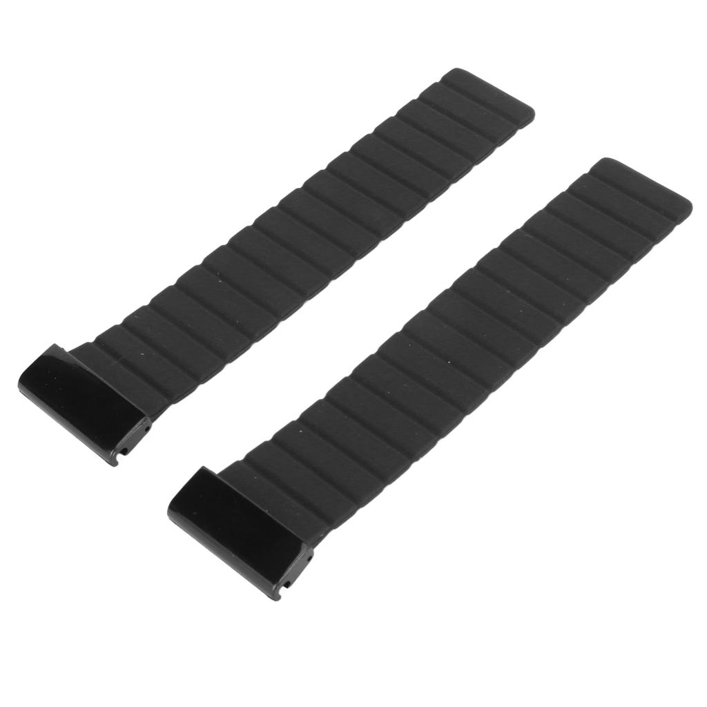 Magnetic Watch Band 26mm Sweat Proof Silicone Watch Strap Quick Release Watchband for Vertix 2 Black