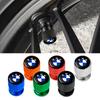 WKPY3 Car Wheel Tire Valve Caps Tyre Stem Covers Airdust Waterproof For BMW E61 E81 E87 1 2 3 4 5 6 7 Series X1 X3 X4 X5 X6 F20 E90