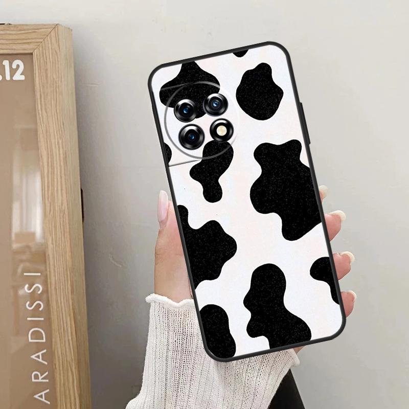 Cow Print Case For OnePlus Nord 5 CE 3 4 Lite N20 N30 OnePlus 13T 13R 12R 10T 10R 10 11 12 13 15 Cover