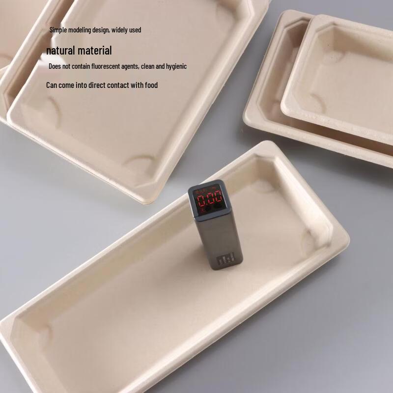Disposable Sugarcane Sushi Takeout Box