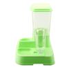 Automatic Pet Feeder Detachable Food Dispenser Water Bottle Cats Dogs Feeding Tool Pink