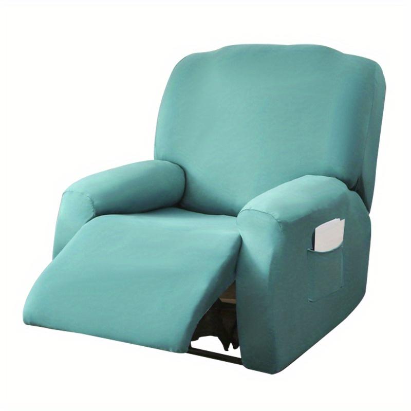 

4-Piece Single Recliner Sofa Cover Set Soft, Removable and Washable Furniture Protector Sofa Cover with Pockets Home Decor 1pc