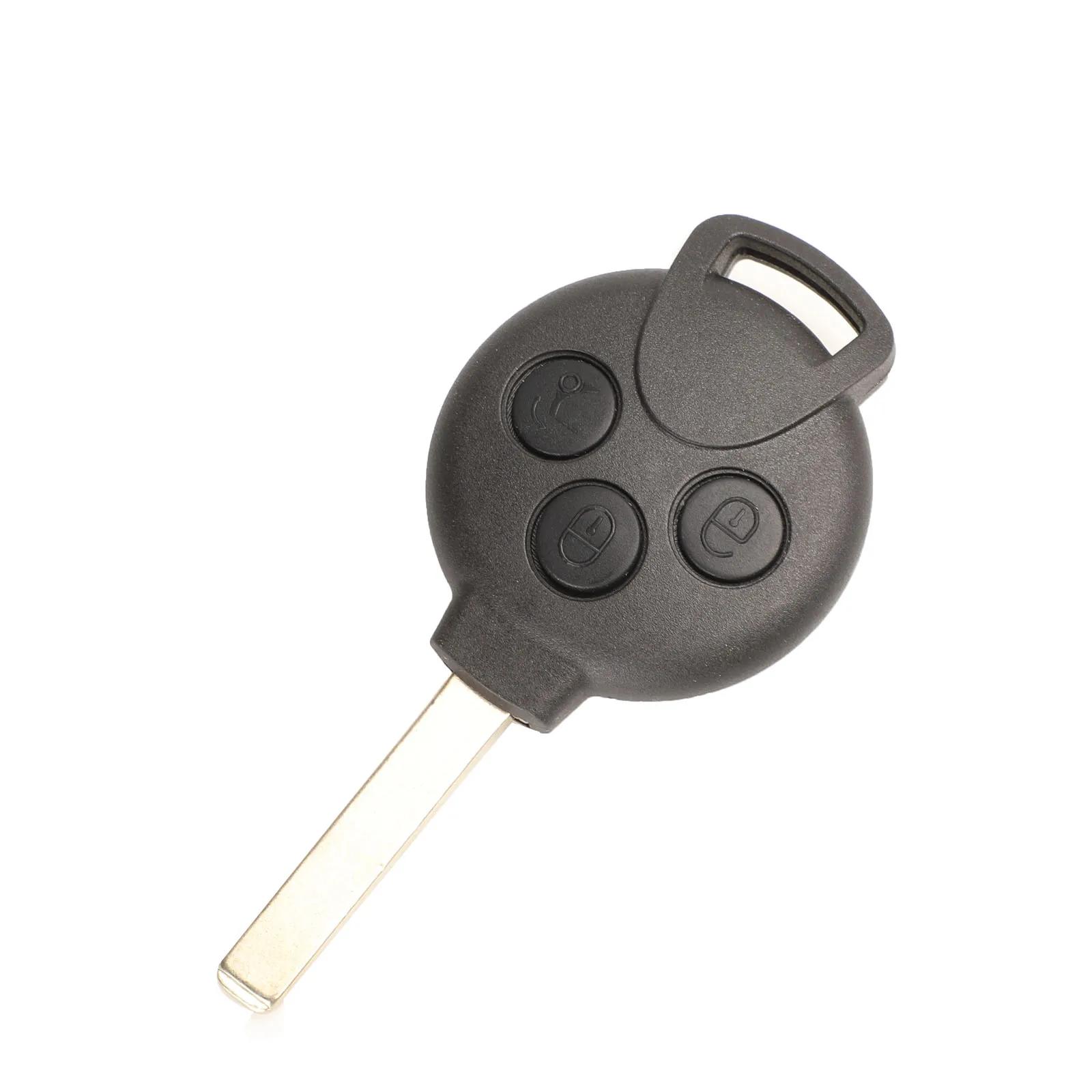 3/4 Buttons Remote Car Key Shell For Mercedes-Benz Smart Fortwo 451 2007-2013 Remote Key Case Fob 3 Buttons