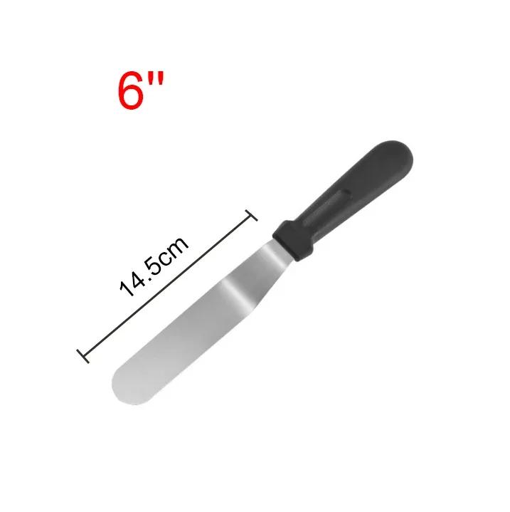 

Offset Spatula with Plastic Handle Professional Cake Decorating Tools - Stainless Steel Cake Utensils Spatula Pastry Accessories