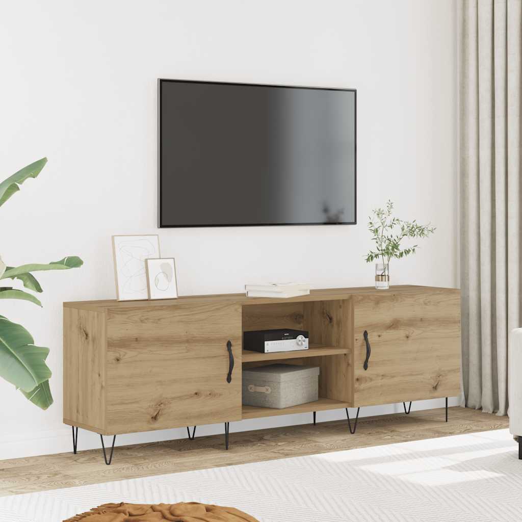 TV Stand Artisan Oak 150 x 30 x 50 cm Particleboard