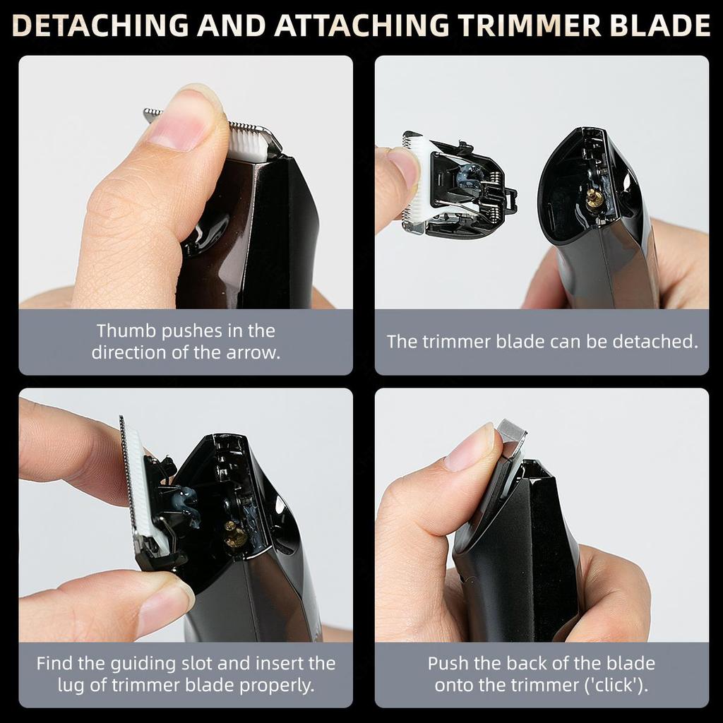 Xiaomi Tagliacapelli ENCHEN Spark 3 Tagliabarba Professionale Rasoio Elettrico Regolabile Elettrodomestici per la Cura Personale Mini Rifinitore