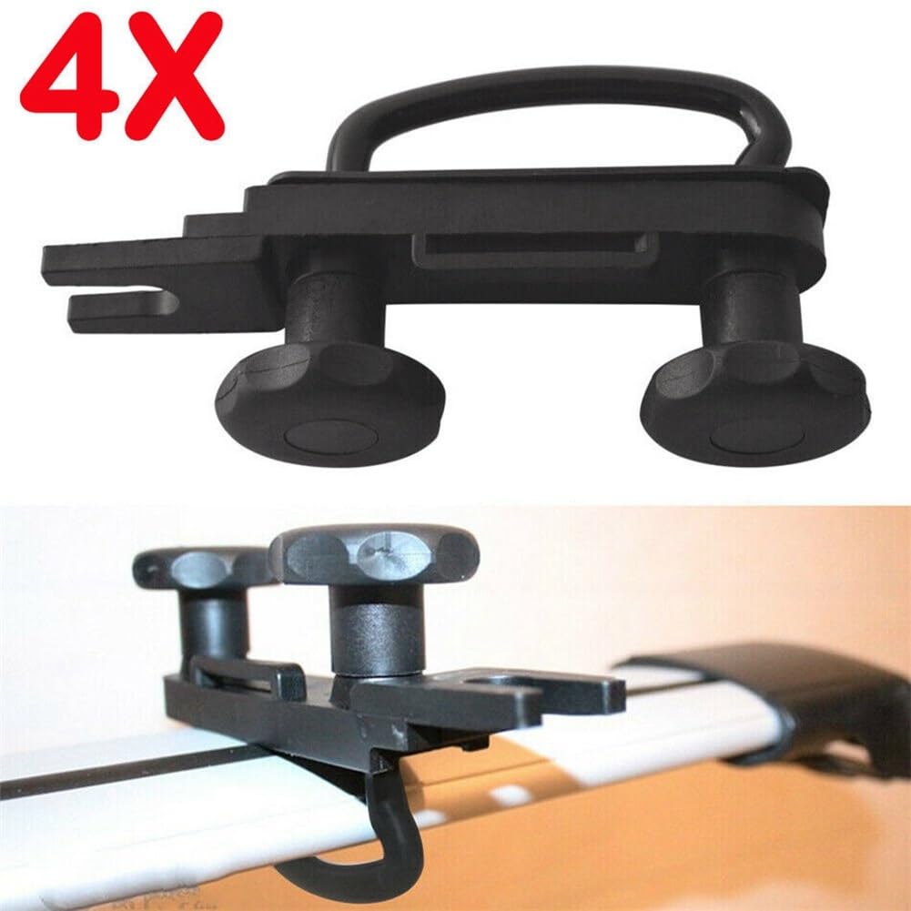 Gkikirty Roof Box U Bolt Clip Roof Rack U Bracket Luggage Accessories Kit for Car