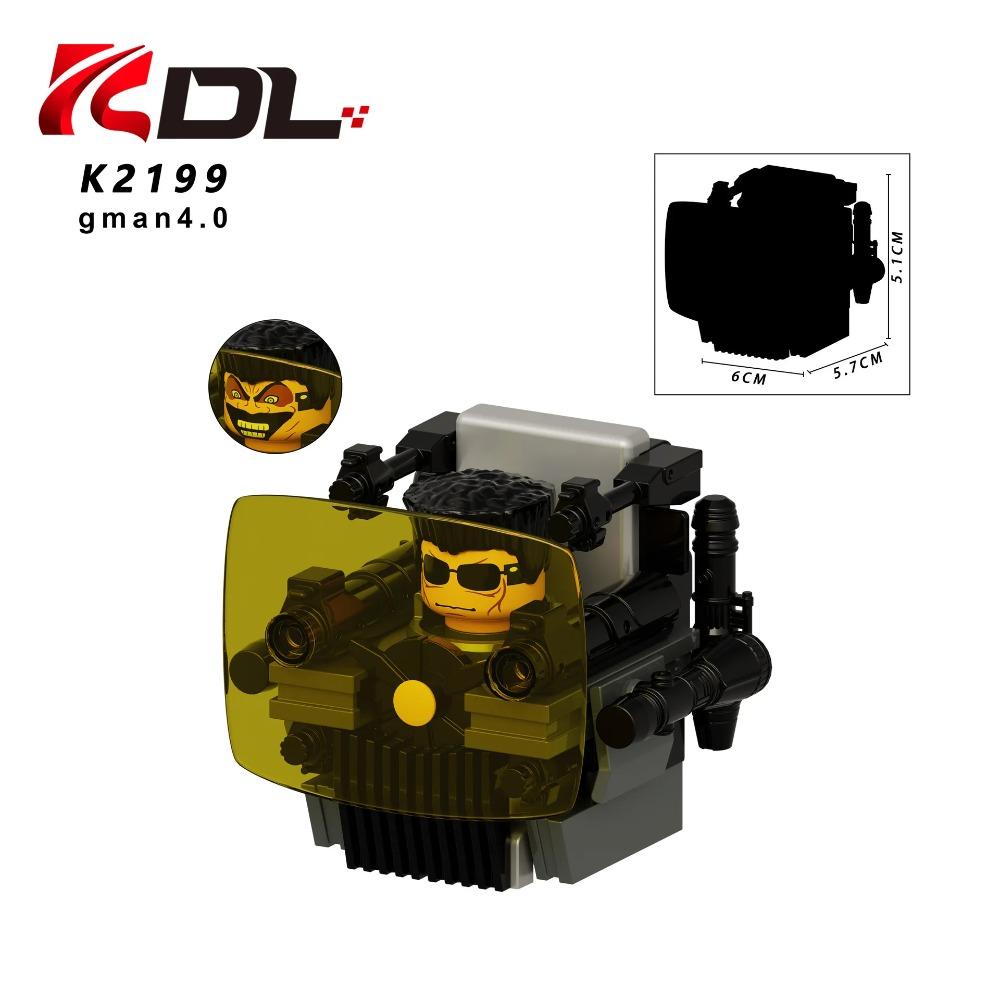 Skibidi Toilet MOC Abstract Robot Building Blocks Compatible With LEGO Monitor TV Man Delicate Figures Mini Model Bricks Toys