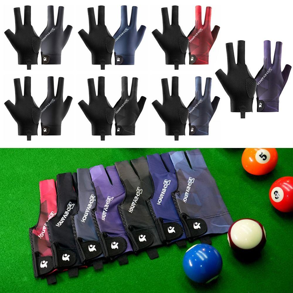 

Left Hand Left Hand Billiards Gloves Unisex Billiard Training Gloves Three Cut Gloves Women