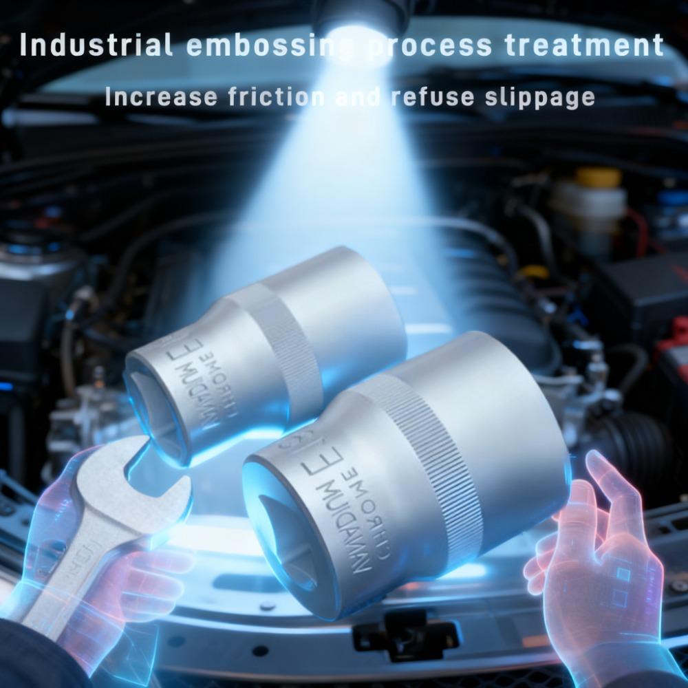 34-Piece Drive Torx Bit and E-Torx Star Socket Set, Cr-V E4-20, T10-T60, Tamper Proof T10-T55, Adapter With Storage Case