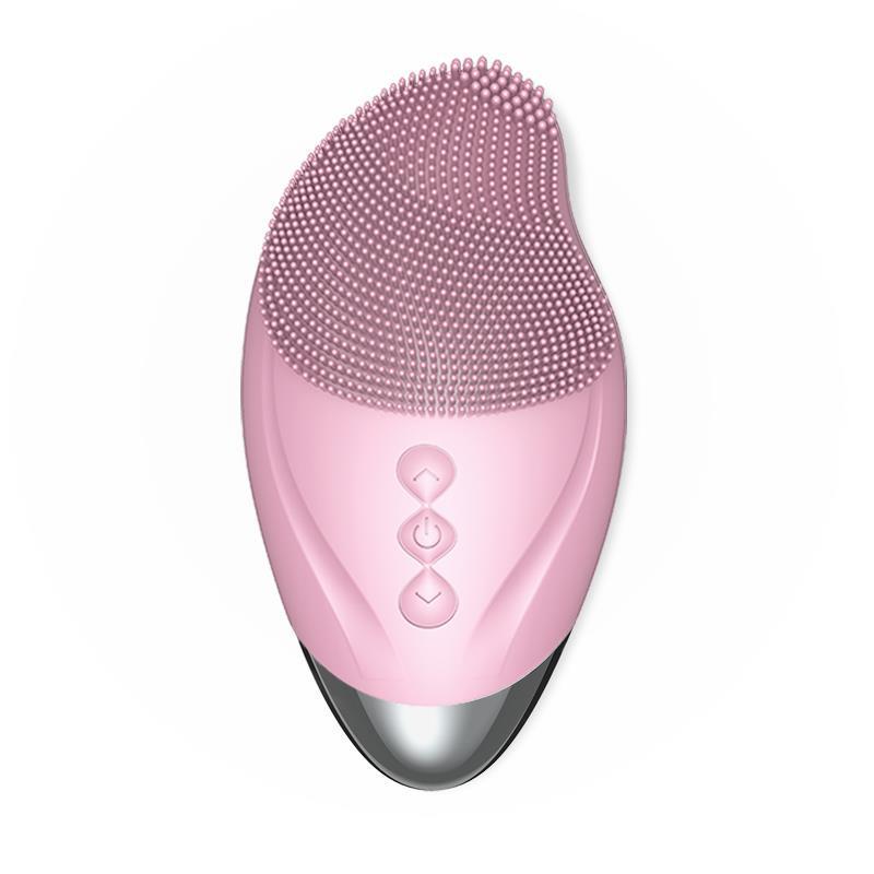 Ultrasonic Warm Facial Cleanser Brush - Silicone Pore Cleaner & Beauty Massager