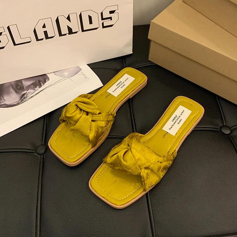 Fashion 2025Gladiator Summer Open Toe  Shoes Casual Beach Vacation Ladies Flats Slides Flip Flop