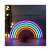 Kleurrijk Regenboogbord LED Nachtlampje Wandlamp Voor Kinderkamer Decoratie Lichten 30*16cm
