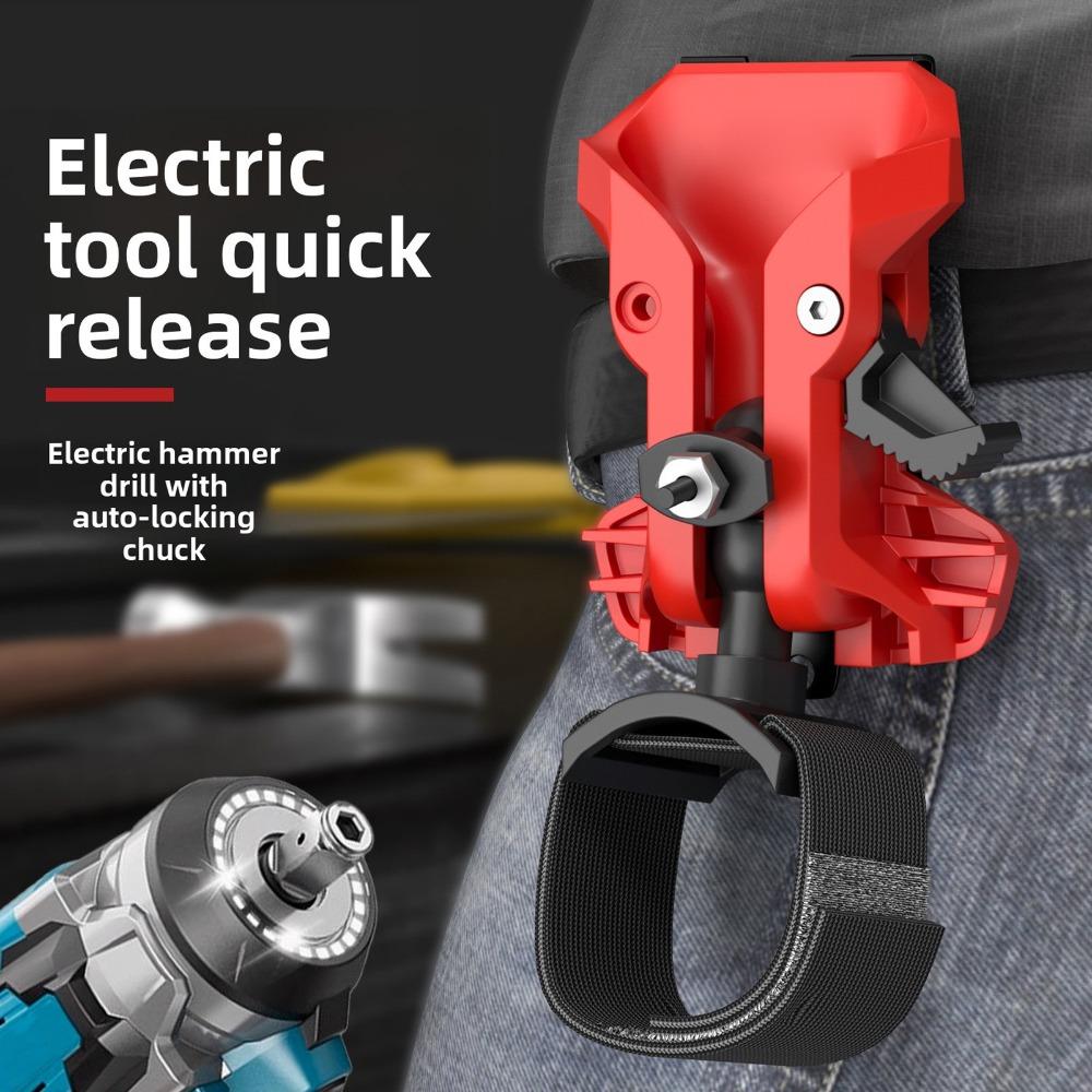 Quick Release Mechanism Waist Tool Holder Power Tool Waist Clip For Construction Work