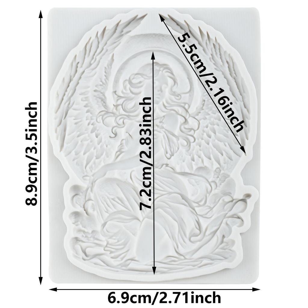 Angel Silicone Molds Angel Fondant Mold Cake Decorating Tools Cupcake Topper Candy Chocolate Gumpaste Mold