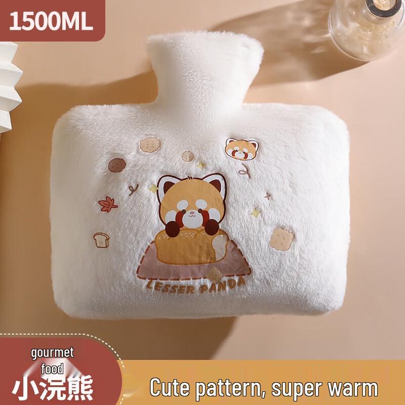 Fumaiide Rabbit Fur Hot Water Bottle
