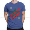 Morocco Flag His Star Is Green 100 Cotton T Shirt Vintage Punk Unisexs Tee Shirt Oneck Unisex Clothes