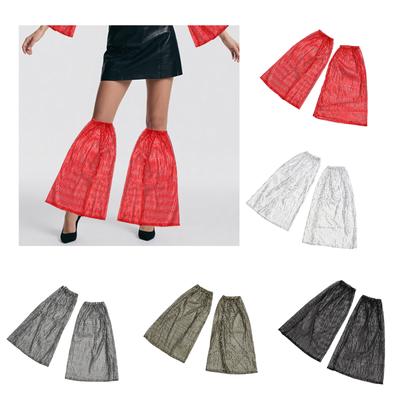 High Elasticity Flared Leg Covers Sparkling Dance Accessories Leg Warmer For Performers Theater Shows And Evening Event