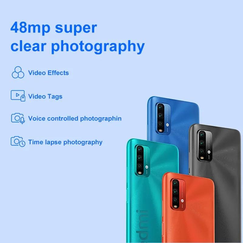 Global Rom Original Xiaomi Redmi Note 9T 6GB 128GB 6000mAh Battery Snapdragon 662 Octa Core 48MP Camera Unlocked 4G Smartphone