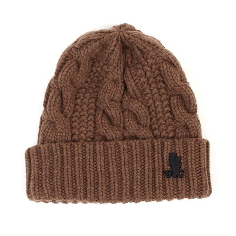 

Универсальная химия ШЕРСТЬ Твист Темно-синяя Короткая Шапочка FREE