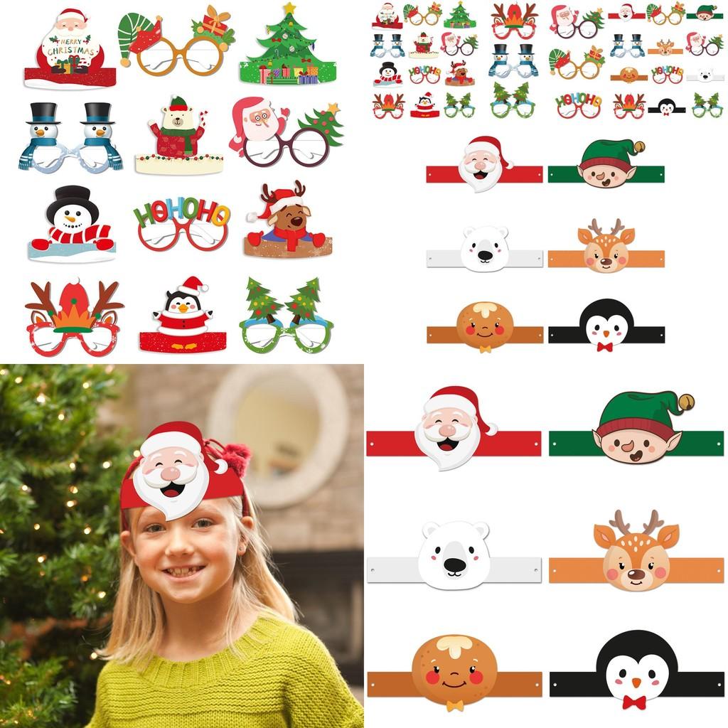Christmas Celebration Paper Costume Accessories For Festive Photo Props