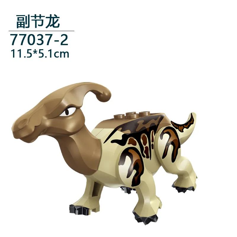 Dinosaur Jurassic World Tyrannosaurus Rex Velociraptor Tyrannosaurus Building Blocks Animal Toys Building Blocks Children's Gift