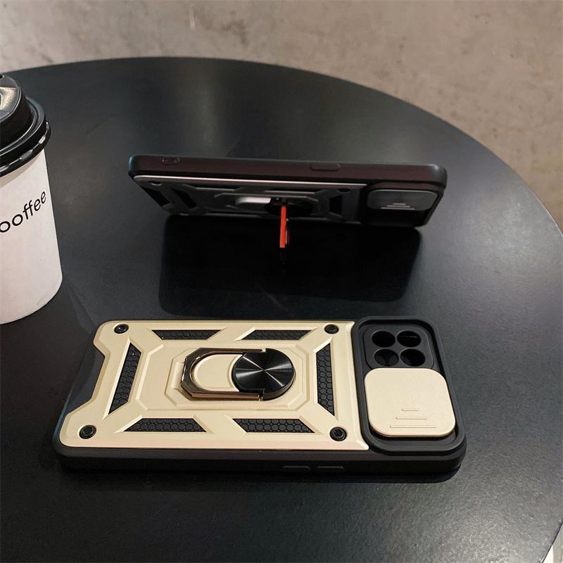 Pancerne etui odporne na wstrząsy do OPPO Reno 4 Lite Pokrowiec z magnetycznym uchwytem samochodowym do Oppo A93 4G F17 Pro Pokrowiec z osłoną na aparat