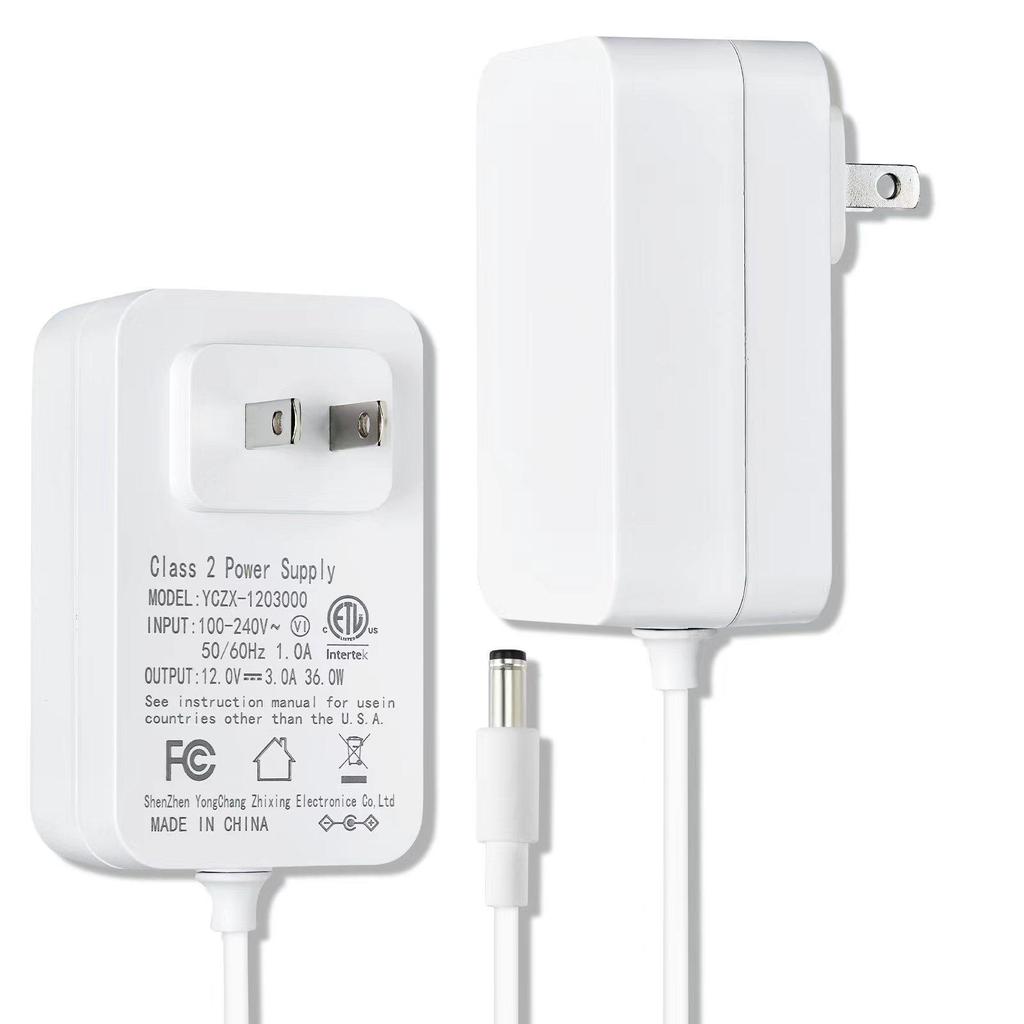 36W Global Zertifizierter Netzteiladapter 12V/3A & 24V/1.5A mit ETL, CQC, UKCA, SAA, GS-Zulassung