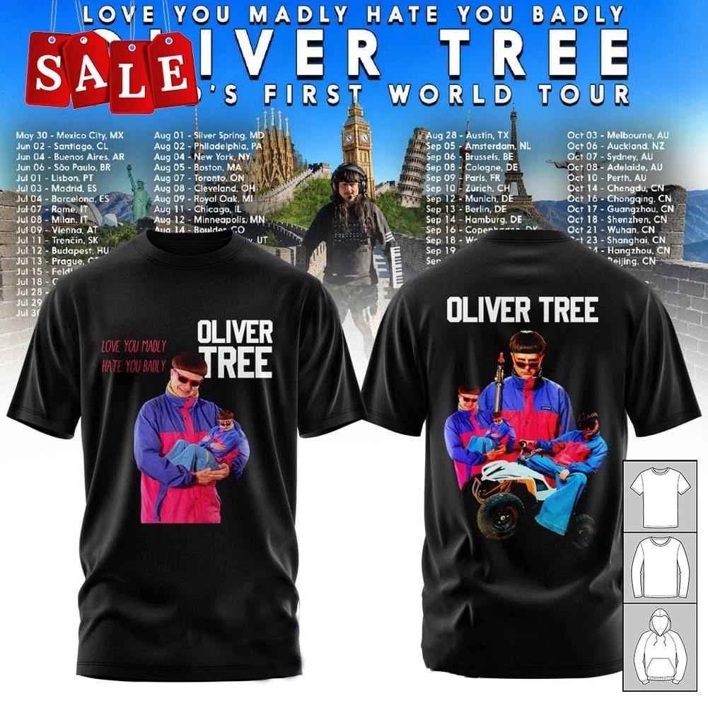 Oliver Tree Love You Madly Hate You Badly 2026 Cotton Unisex T Shirt S-5XL XXXXL