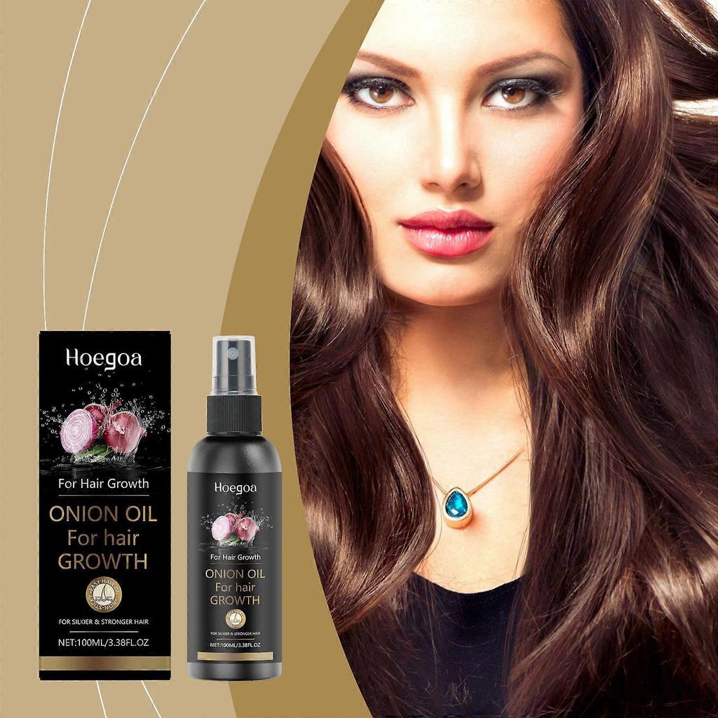 2025 Latest Model Onion Oil Hair Care Essential Oil Spray Gently Hydrates Hair
