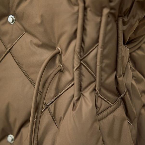 Oblekový límec Light Down Bavlněná vycpaná bunda Dámská Zimní Nové vysoce kvalitní tenké Krátké bavlněné oblečení s dlouhým rukávem Top