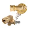 4in Nozzle for High Pressure Cleaner with /4 Interface Quick Connect and For 360 Degree Adjustable Swivel for Thorough Cleaning