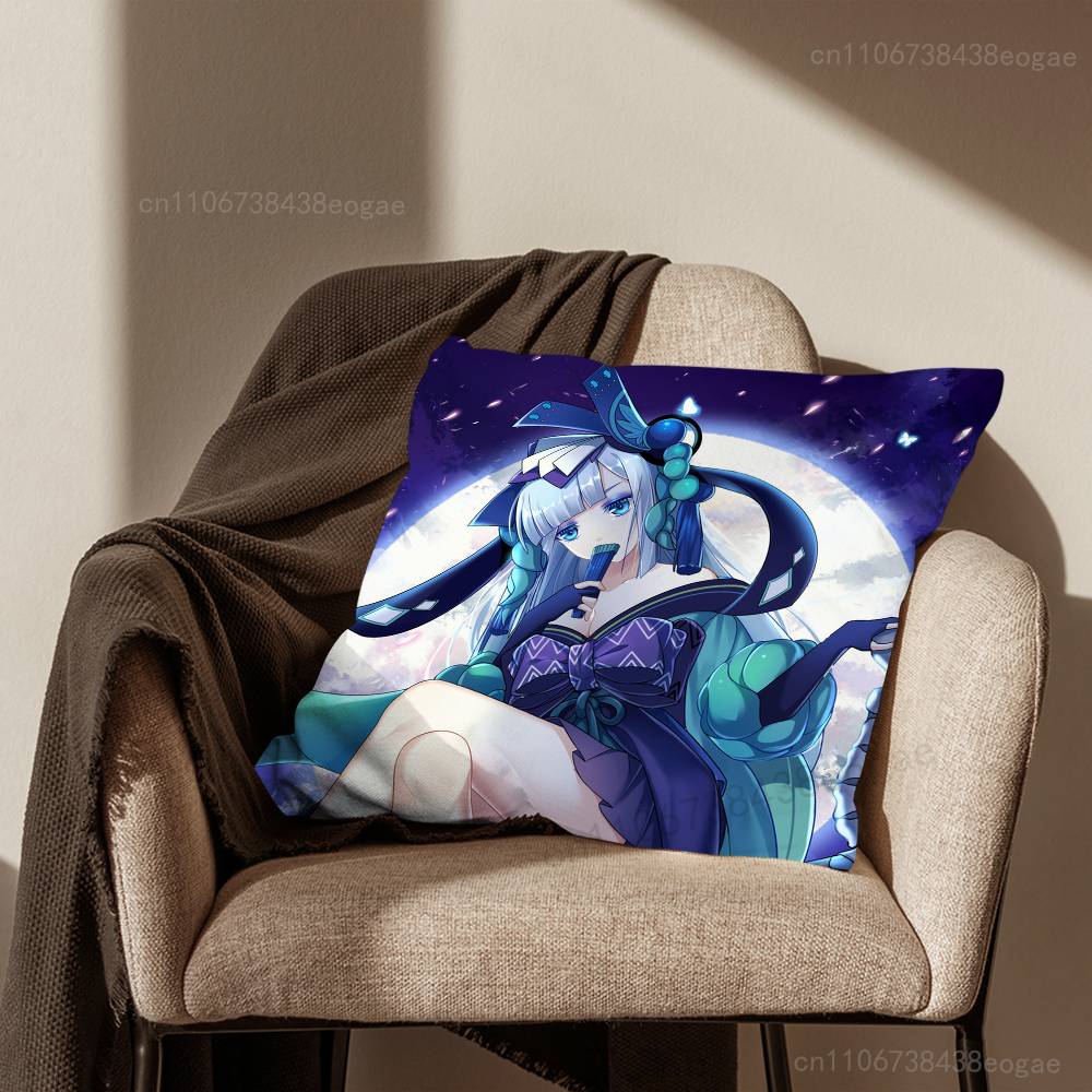 

Game O-Onmyoji S-Shikigami Throw Pillow Case Living Room Sofa Cushion Cover For Home Bedroom Decoration And Protector 30cmx30cm