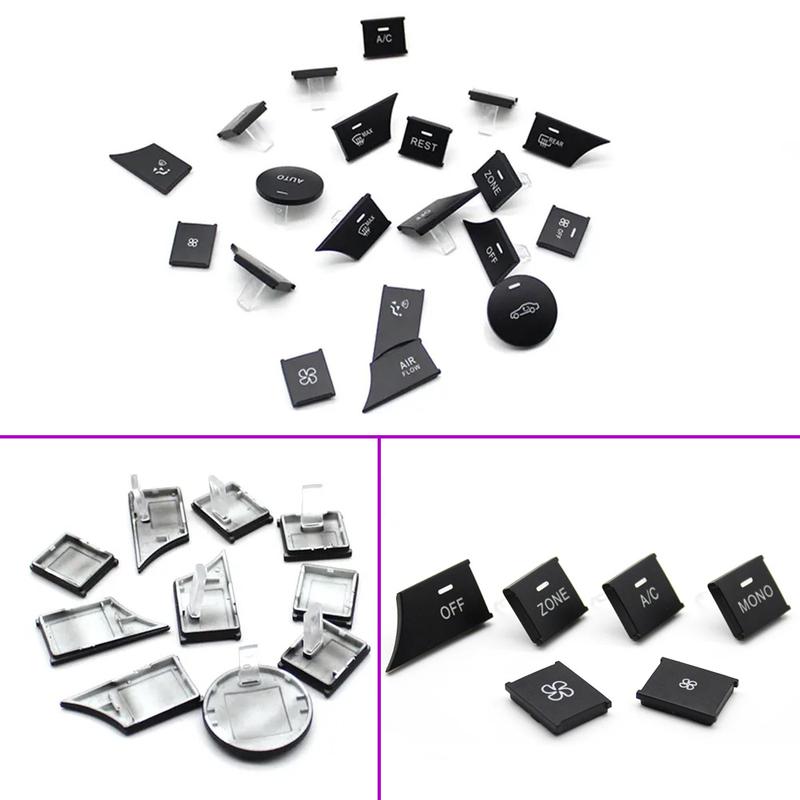 Bilinstrumentpanel Luftkonditionering AC Volym Värmare Temperatur Klimatkontroll Switch Knappar För Benz C GLK Klass C204 X204